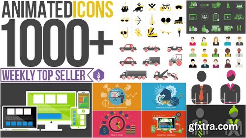 Videohive Animated Icons 1000+ 8922626