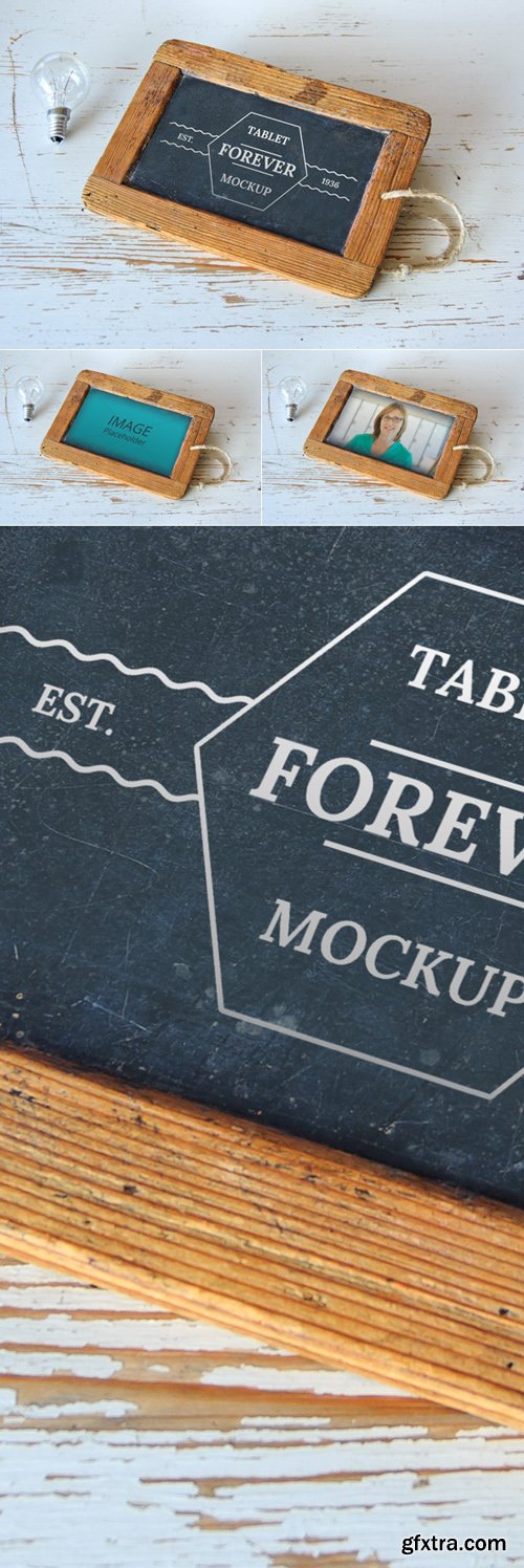 Tablet Forever Mockup Psd