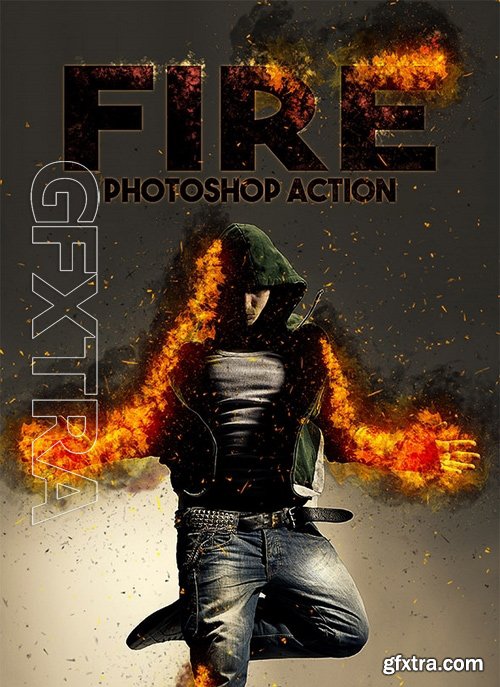 GraphicRiver - Fire Photoshop Action 17242101