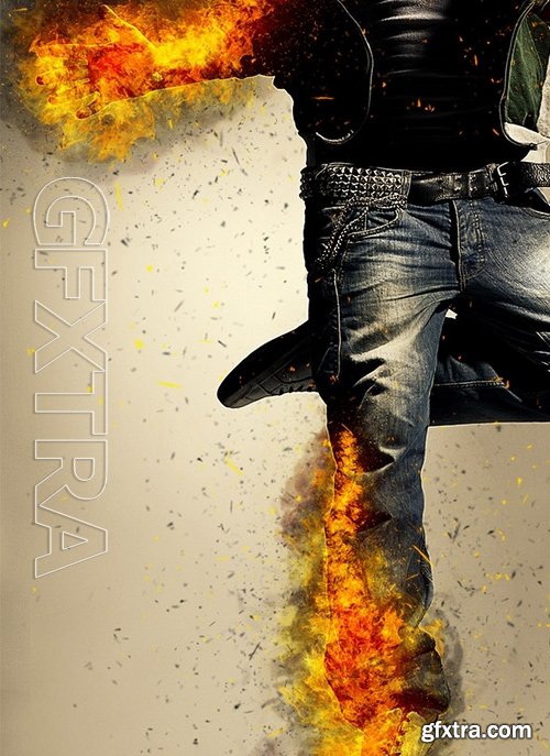 GraphicRiver - Fire Photoshop Action 17242101