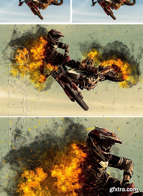 GraphicRiver - Fire Photoshop Action 17242101