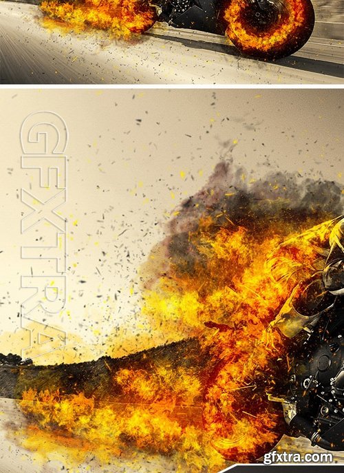 GraphicRiver - Fire Photoshop Action 17242101