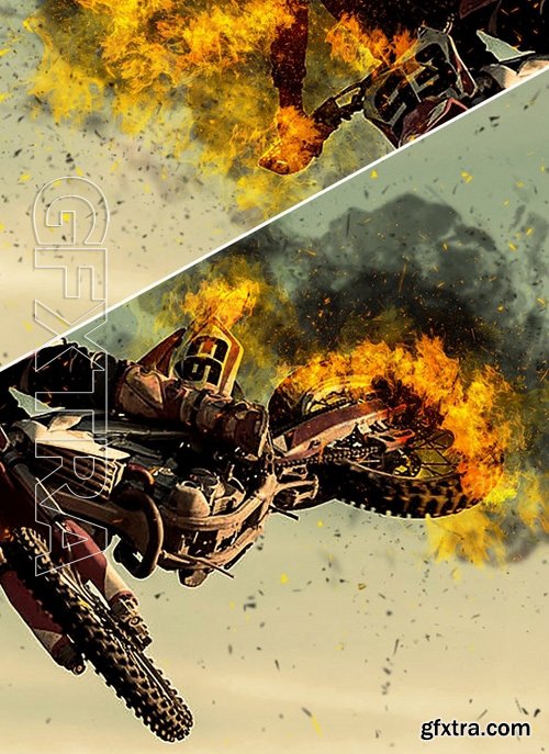 GraphicRiver - Fire Photoshop Action 17242101