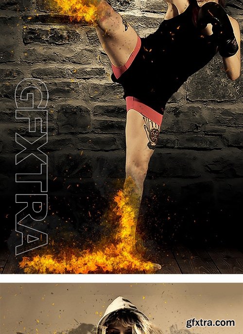 GraphicRiver - Fire Photoshop Action 17242101