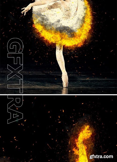 GraphicRiver - Fire Photoshop Action 17242101