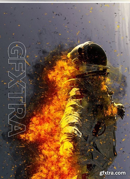 GraphicRiver - Fire Photoshop Action 17242101