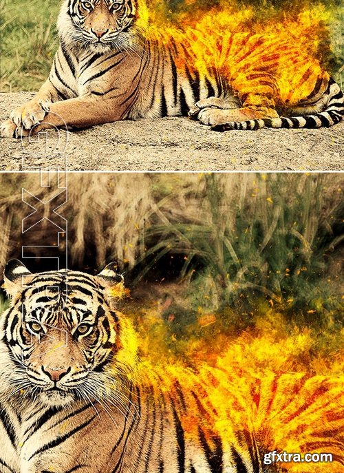 GraphicRiver - Fire Photoshop Action 17242101