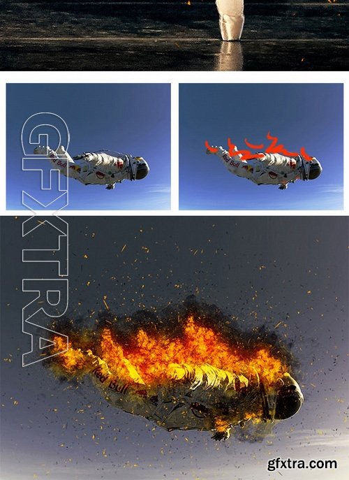 GraphicRiver - Fire Photoshop Action 17242101