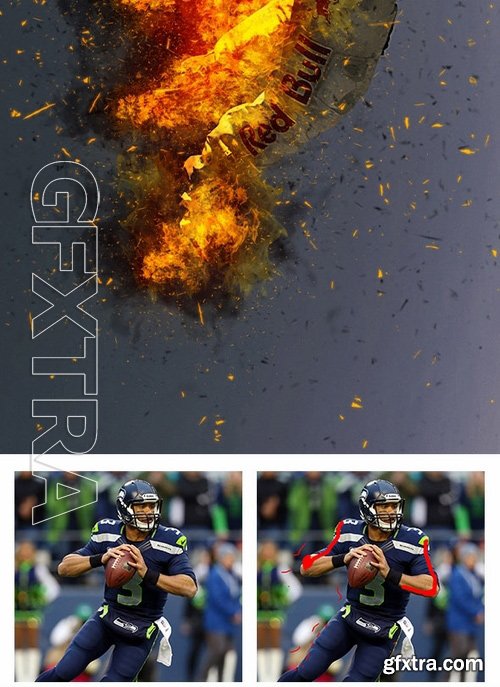 GraphicRiver - Fire Photoshop Action 17242101