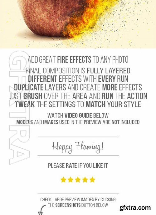 GraphicRiver - Fire Photoshop Action 17242101