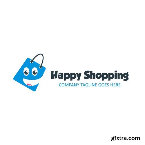 Online store logo - 5 EPS
