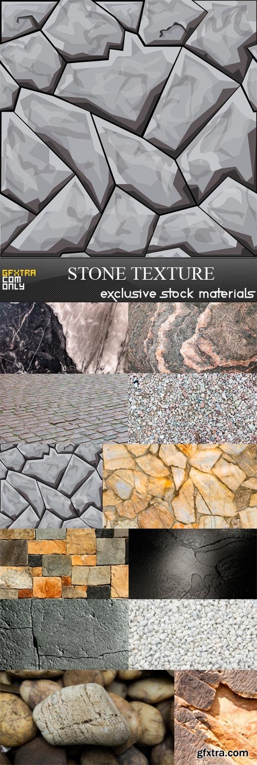 Stone Texture - 12 x JPEGs