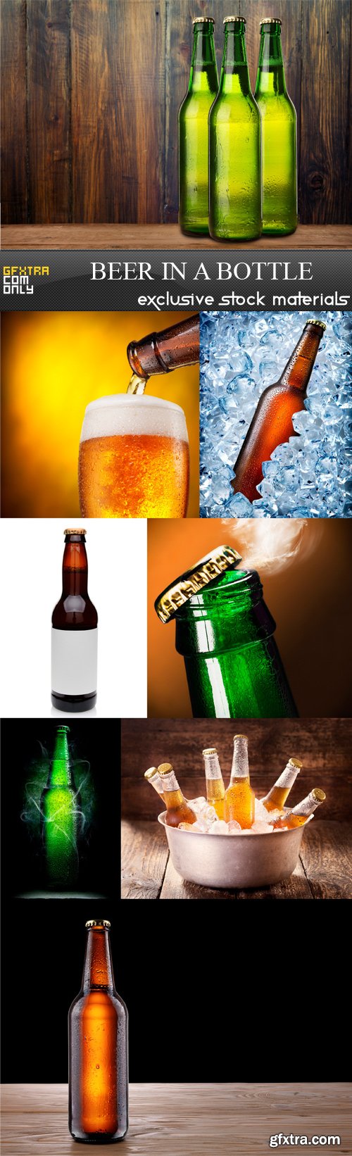 Beer in a bottle - 8 UHQ JPEG
