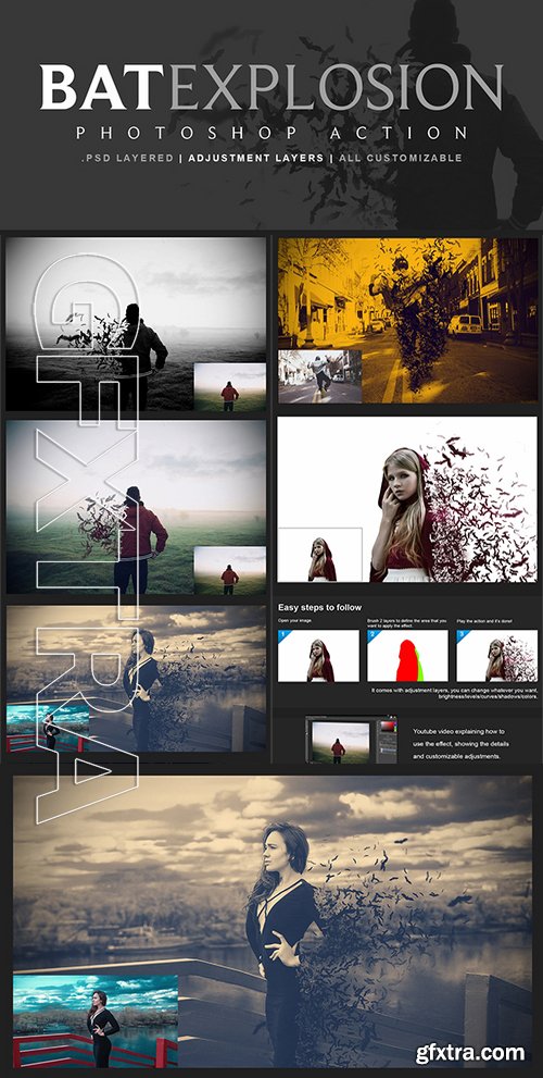 GraphicRiver - Bat Explosion Action 17197766