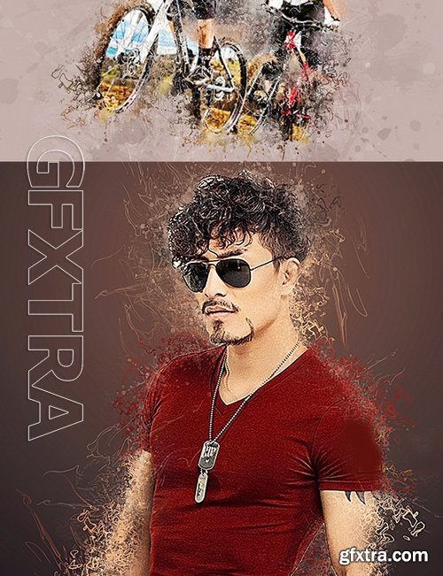 GraphicRiver - Scatter Photoshop Action 17229642