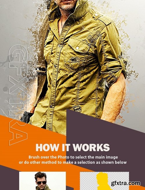 GraphicRiver - Scatter Photoshop Action 17229642