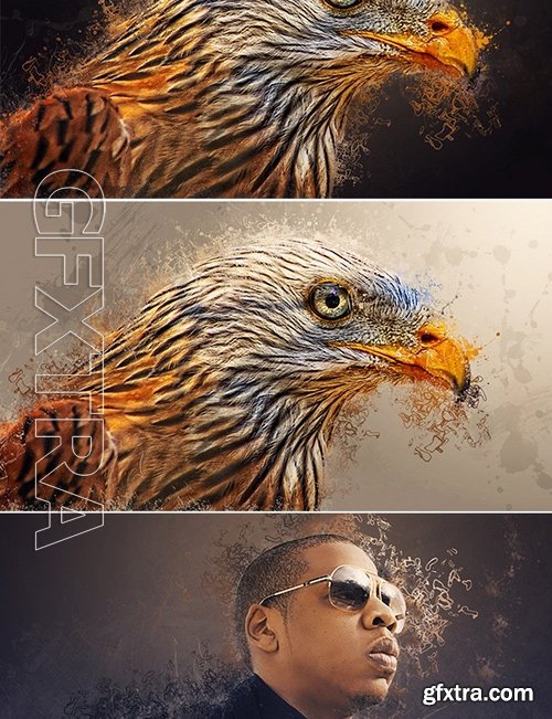 GraphicRiver - Scatter Photoshop Action 17229642