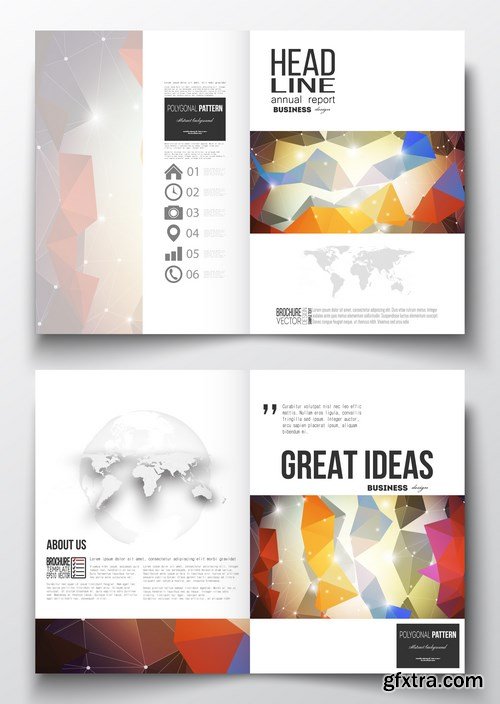 Business Templates for Brochure & Flyer 4 - 25xEPS