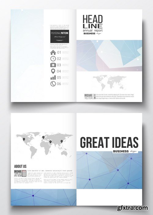 Business Templates for Brochure & Flyer 4 - 25xEPS