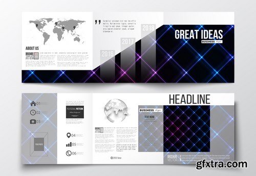 Business Templates for Brochure & Flyer 4 - 25xEPS