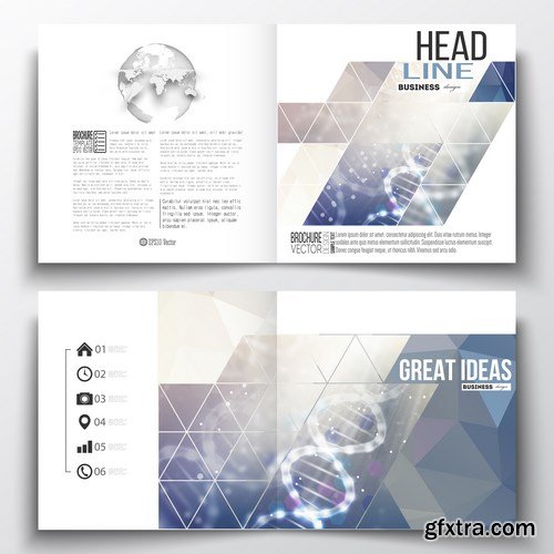 Business Templates for Brochure & Flyer 4 - 25xEPS