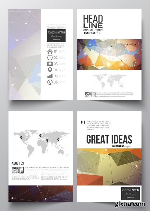 Business Templates for Brochure & Flyer 4 - 25xEPS