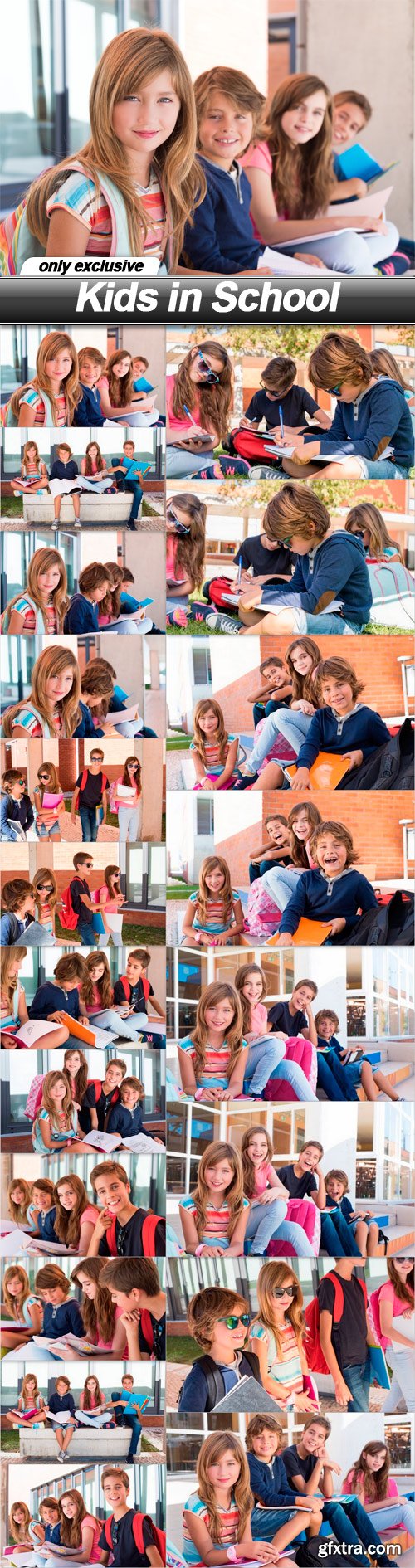 Kids in School - 20 UHQ JPEG