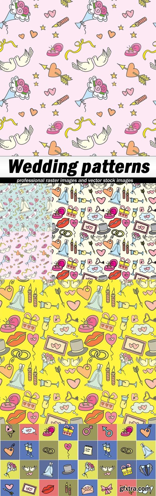 Wedding patterns - 6 UHQ JPEG