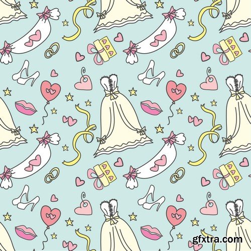 Wedding patterns - 6 UHQ JPEG