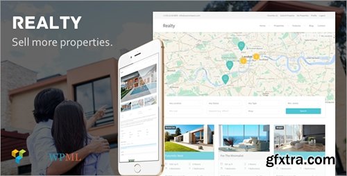 ThemeForest - Realty v3.0 - Unique Real Estate WordPress Theme - 8583309