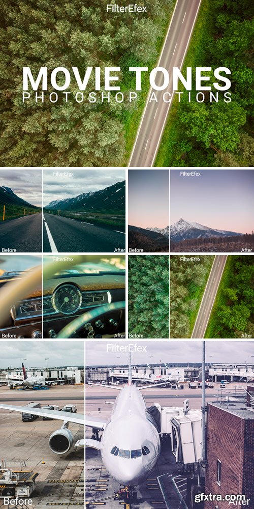 CM 756443 - Movie Tones Photoshop Actions