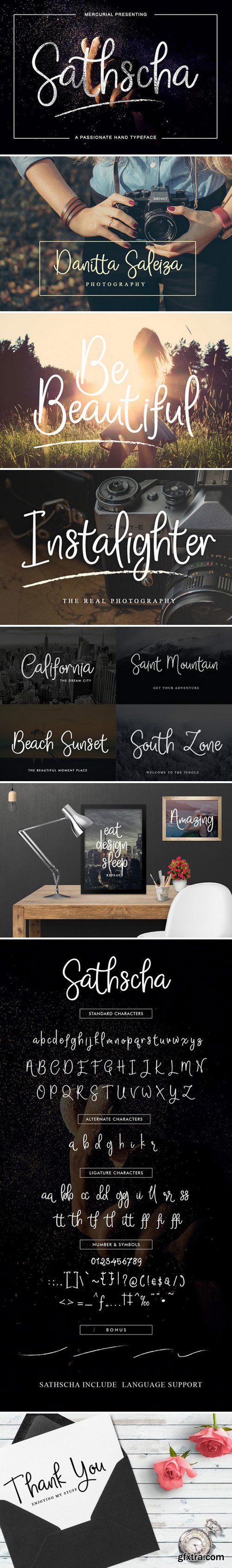 CM - Sathscha Script Font 823134