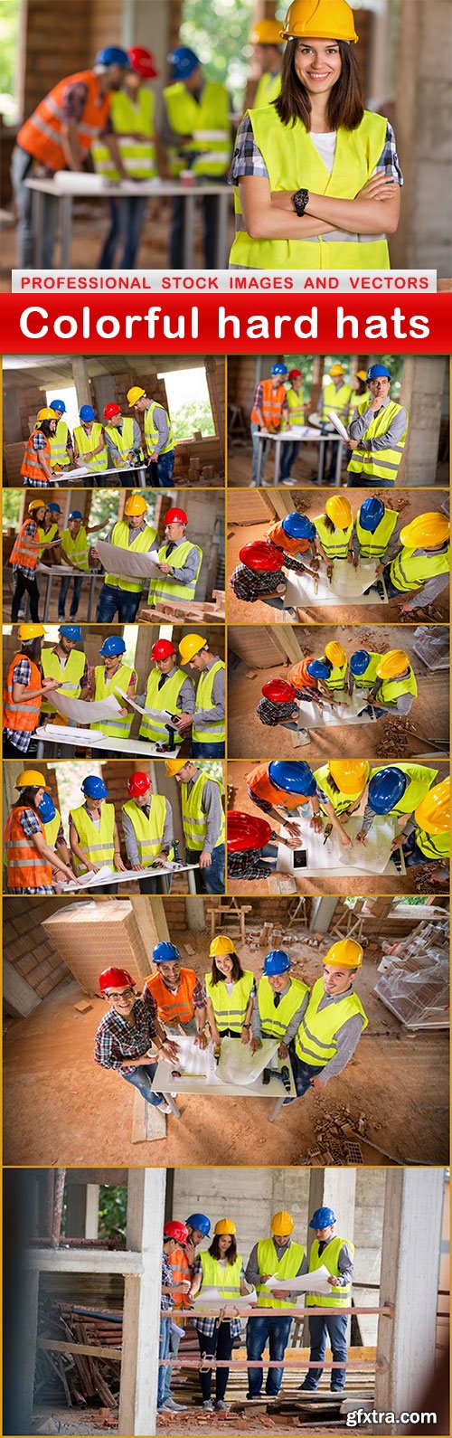 Colorful hard hats - 11 UHQ JPEG