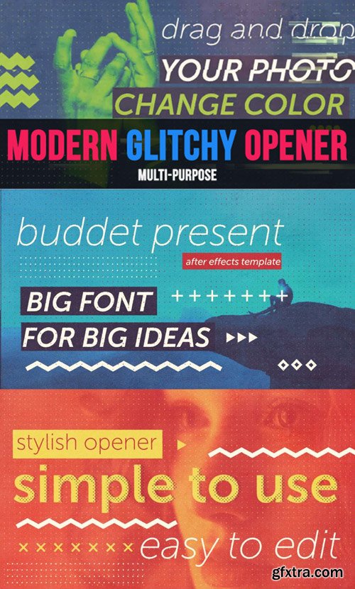 Videohive - Modern Glitchy Opener - 17303615