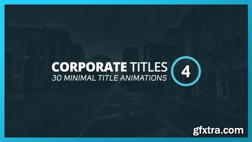 Videohive - Corporate Titles 4 - 17304072