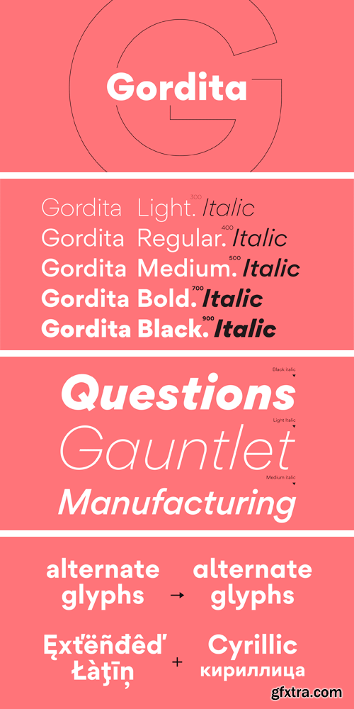 Gordita Font Family