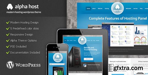 ThemeForest - Alpha v1.1 - Modern Hosting Wordpress Theme - 4526270