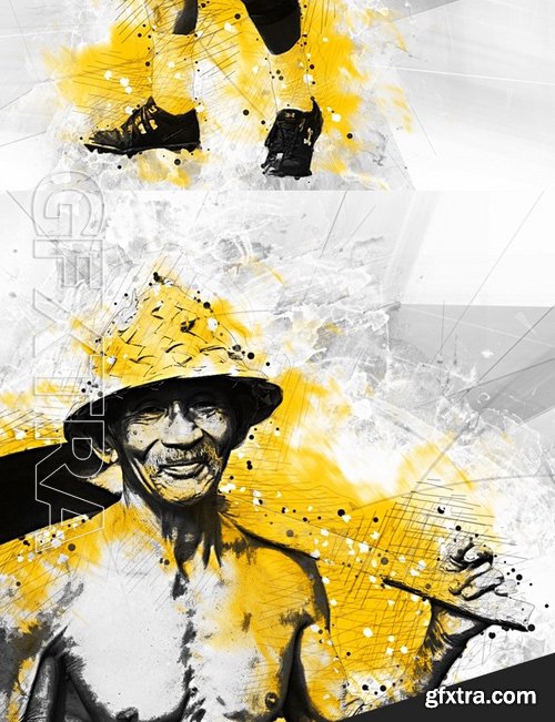 GraphicRiver - ModernArt Photoshop Action 17333522