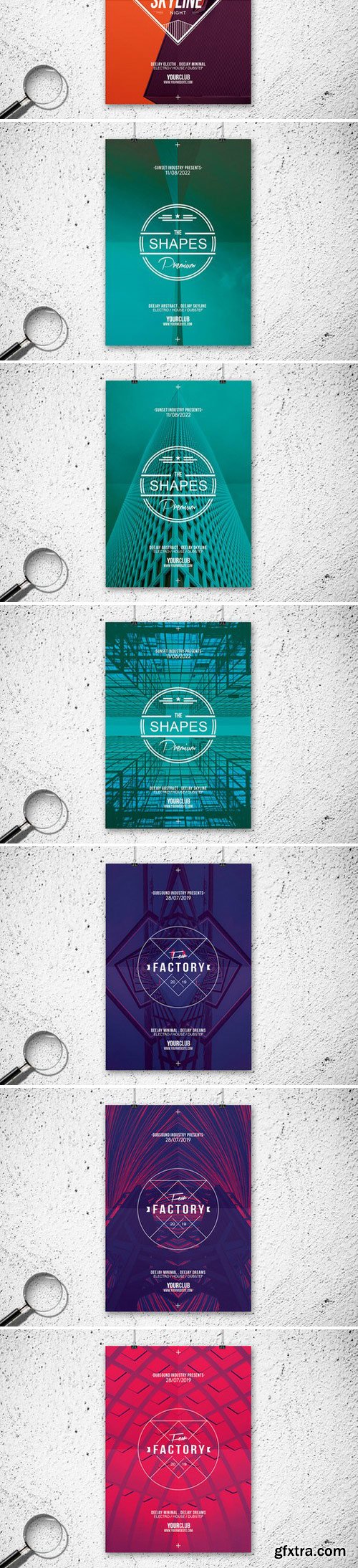 CM - Architectural Bundle | 9 Flyers 759231