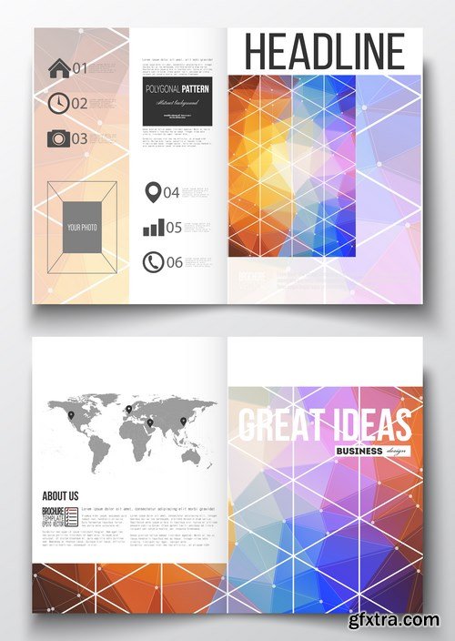 Business Templates for Brochure & Flyer 5 - 25xEPS