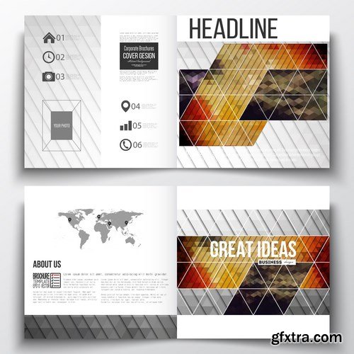 Business Templates for Brochure & Flyer 5 - 25xEPS