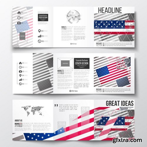 Business Templates for Brochure & Flyer 5 - 25xEPS