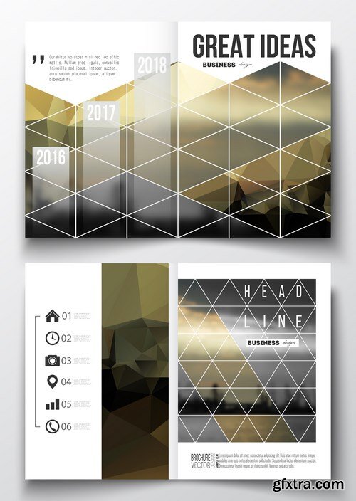 Business Templates for Brochure & Flyer 5 - 25xEPS