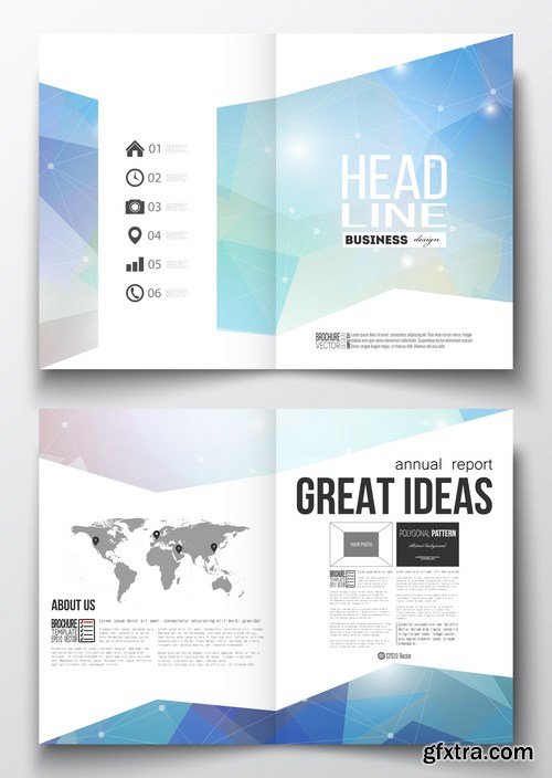 Business Templates for Brochure & Flyer 5 - 25xEPS