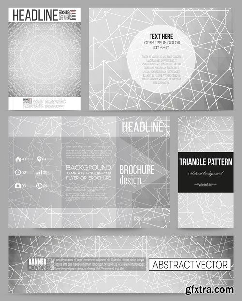 Business Templates for Brochure & Flyer 5 - 25xEPS