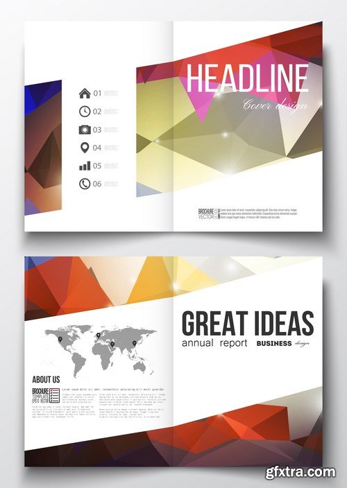 Business Templates for Brochure & Flyer 5 - 25xEPS