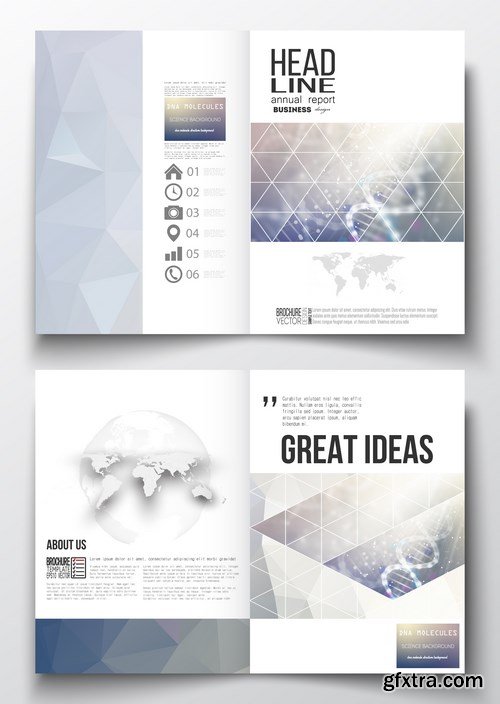 Business Templates for Brochure & Flyer 5 - 25xEPS