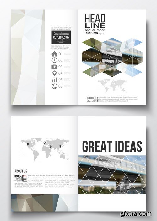 Business Templates for Brochure & Flyer 5 - 25xEPS