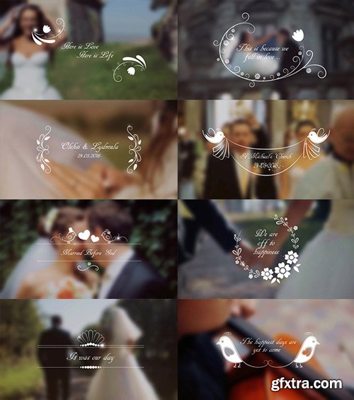 Videohive - Wedding Titles - 17267979