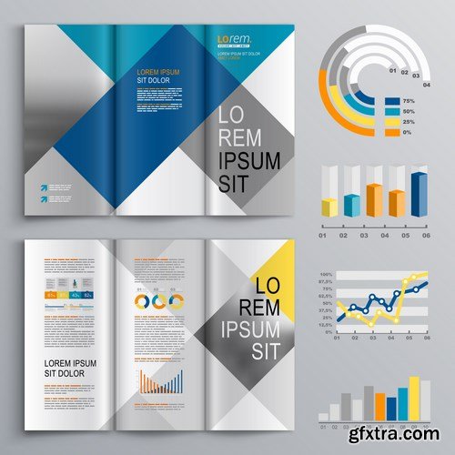 Corporate Brochure & Template - 50xEPS